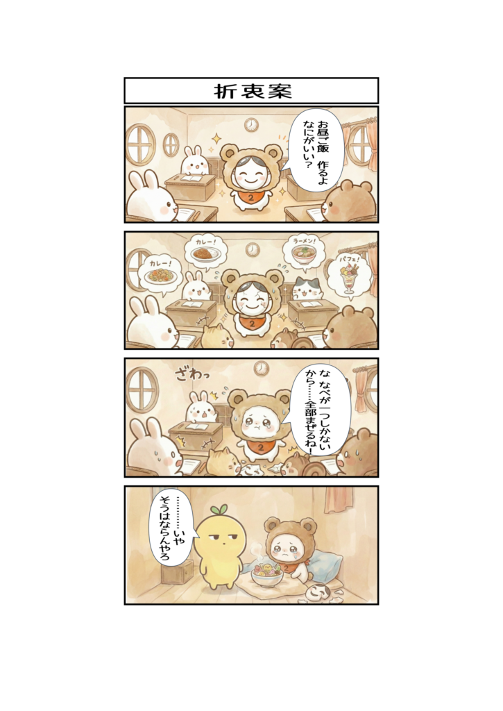 すうひもちの日常 第13話 4コマまんが