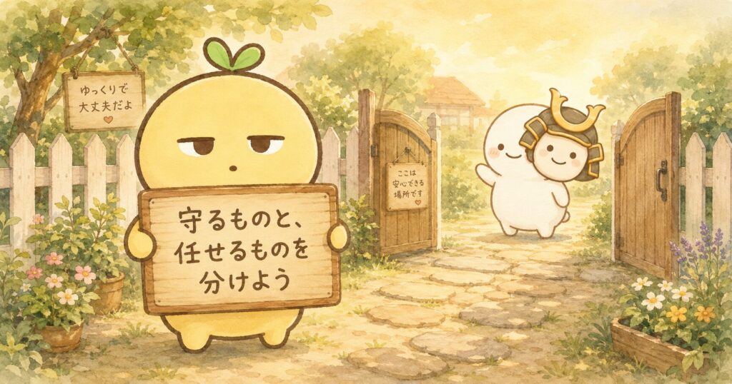 ポテノから、守護者の仮面を持つあなたへ