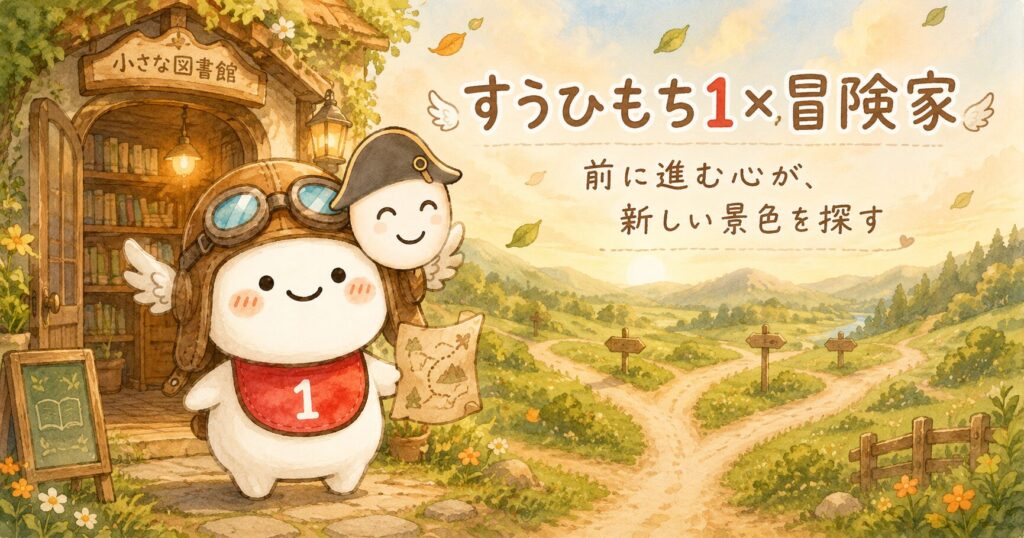 すうひもち1×冒険家とは？前に進む心が、新しい景色を探すタイプ