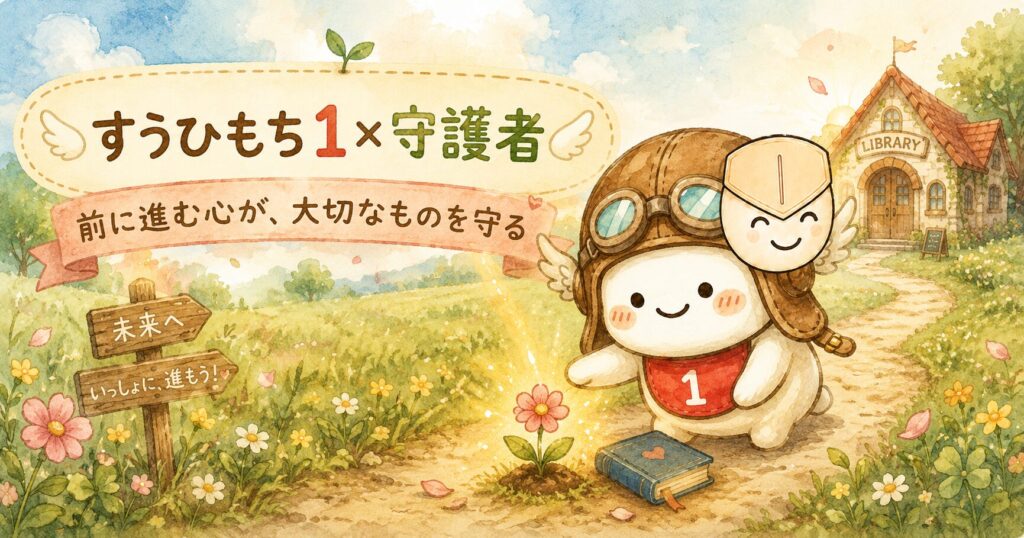 すうひもち1×守護者とは？前に進む心が、大切なものを守るタイプ