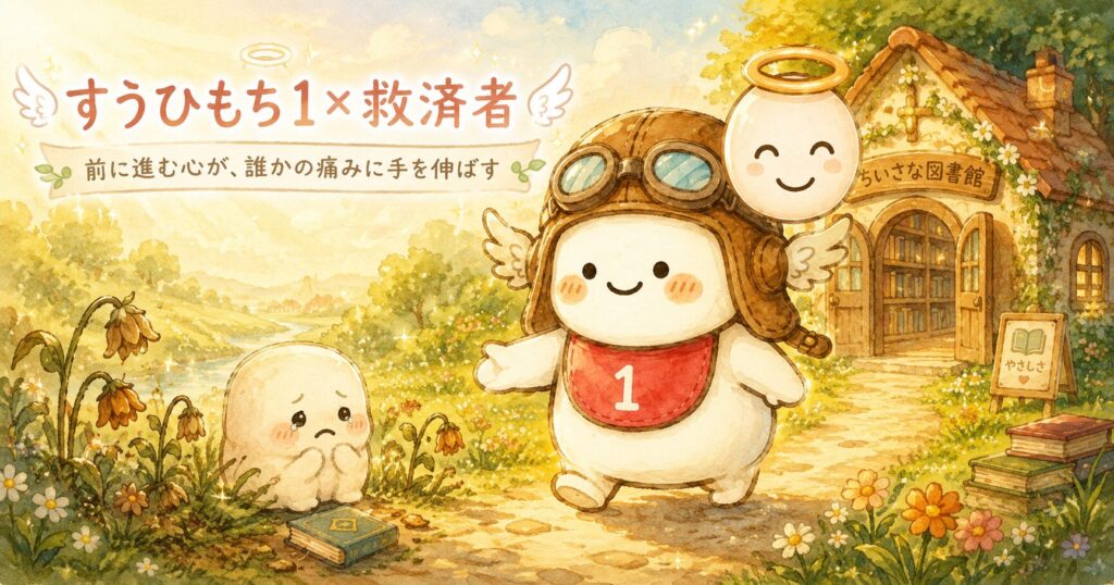 すうひもち1×救済者とは？前に進む心が、誰かの痛みに手を伸ばすタイプ