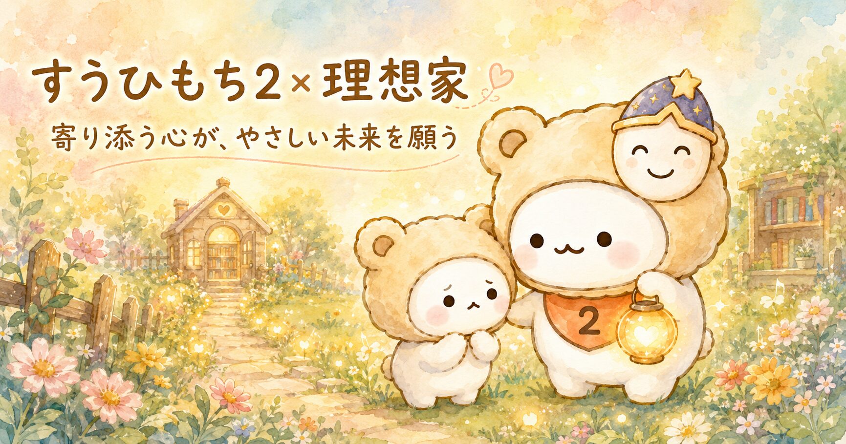 すうひもち2×理想家とは？寄り添う心が、やさしい未来を願うタイプ