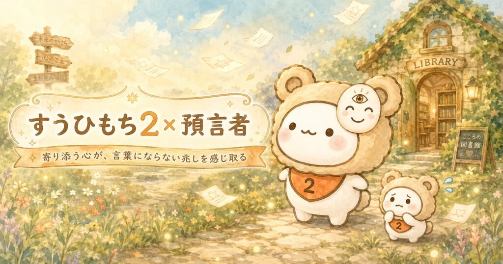 すうひもち2×預言者とは？寄り添う心が、言葉にならない兆しを感じ取るタイプ