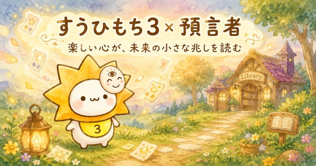 すうひもち3×預言者とは？楽しい心が、未来の小さな兆しを明るく読むタイプ