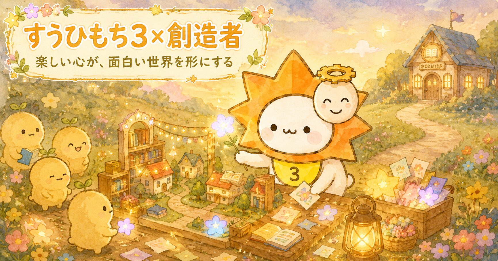 すうひもち3×創造者とは？楽しい心が、面白い世界を形にするタイプ