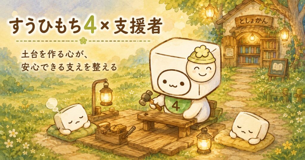 すうひもち4×支援者とは？土台を作る心が、安心できる支えを整えるタイプ