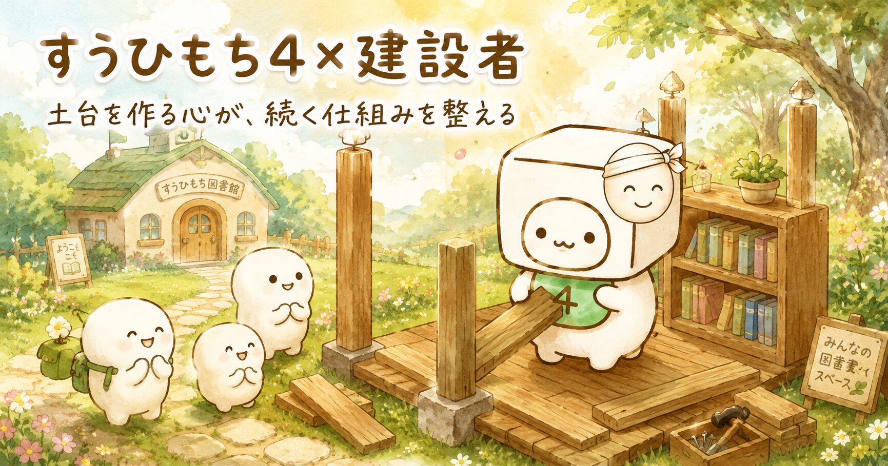 すうひもち4×建設者とは？土台を作る心が、続く仕組みを整えるタイプ