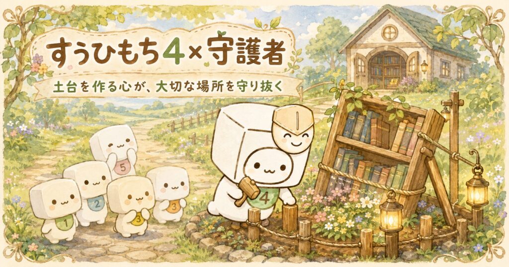 すうひもち4×守護者とは？土台を作る心が、大切な場所を守り抜くタイプ