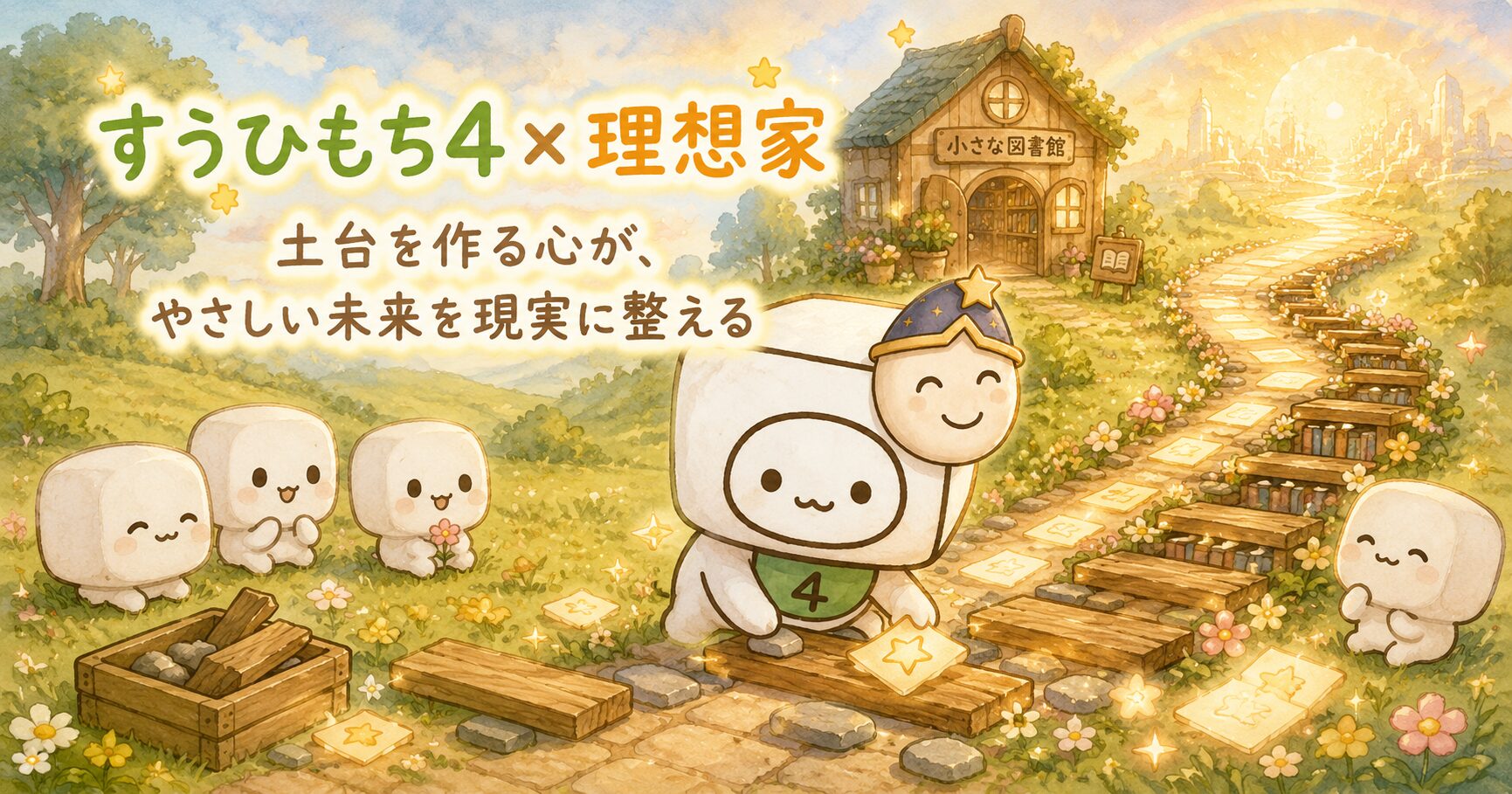 すうひもち4×理想家とは？土台を作る心が、やさしい未来を現実に整えるタイプ
