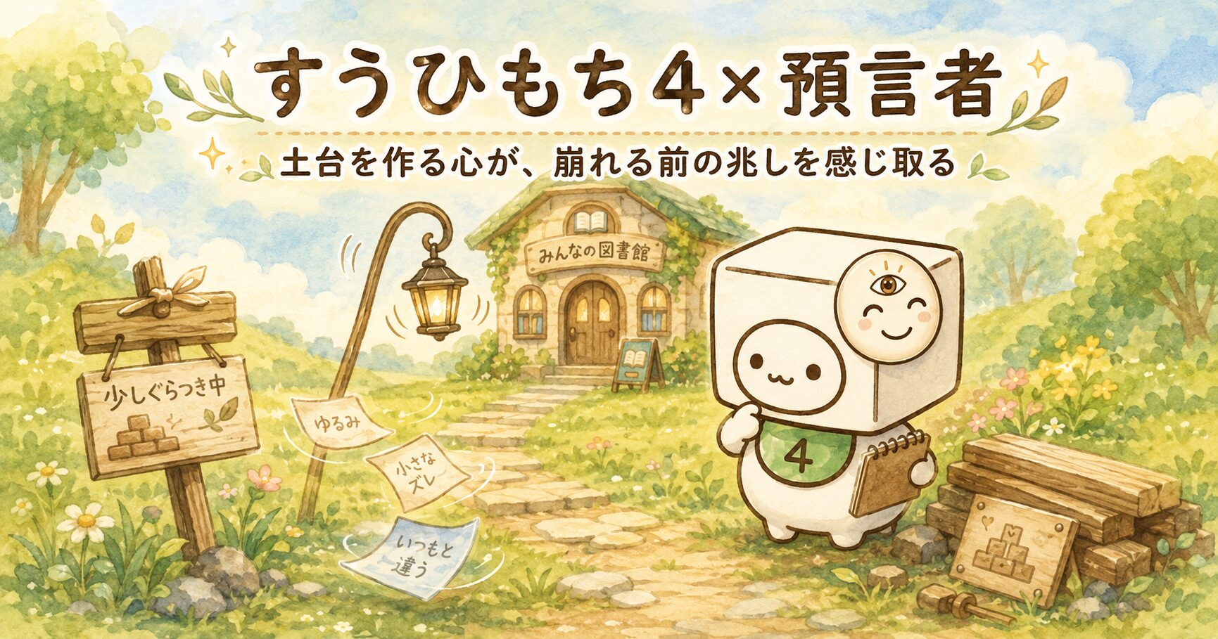 すうひもち4×預言者とは？土台を作る心が、崩れる前の兆しを感じ取るタイプ
