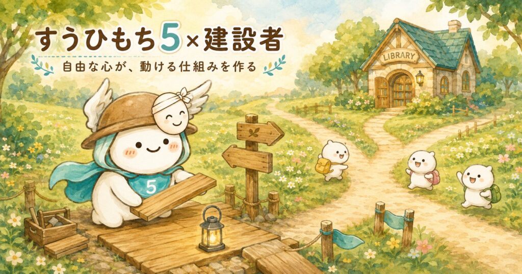 すうひもち5×建設者とは？自由な心が、動ける仕組みを作るタイプ