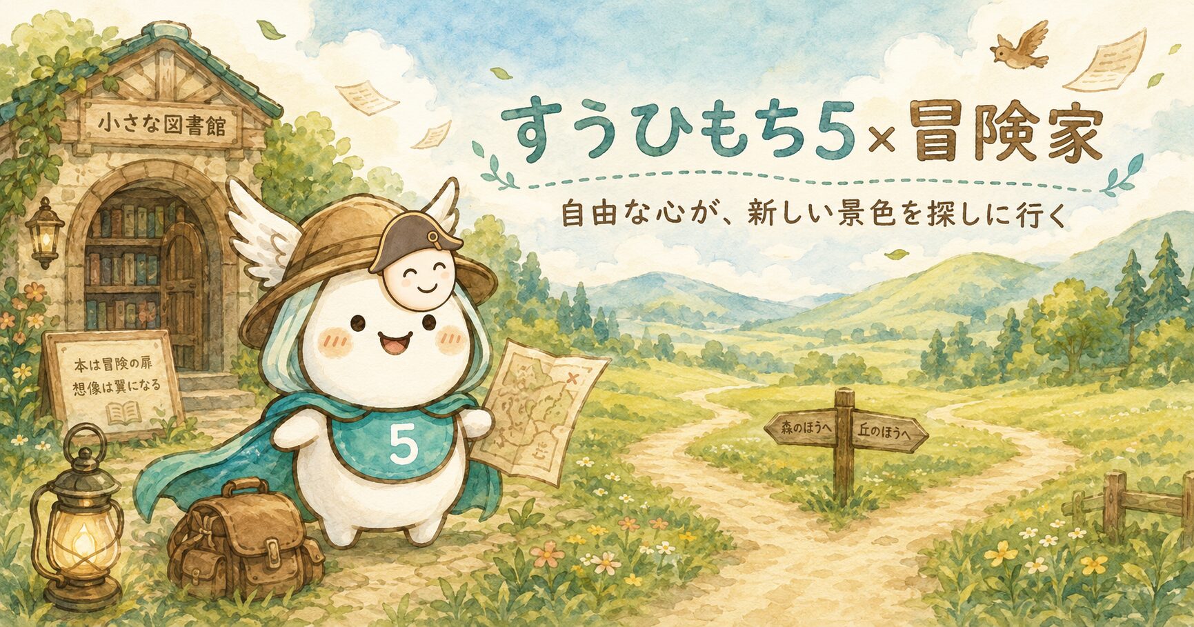 すうひもち5×冒険家とは？自由な心が、新しい景色を探しに行くタイプ