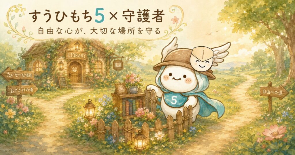すうひもち5×守護者とは？自由な心が、大切な場所を守るタイプ