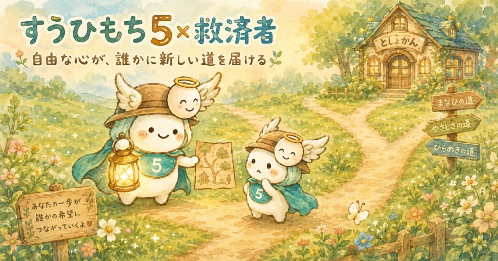 すうひもち5×救済者とは？自由な心が、誰かに新しい道を届けるタイプ