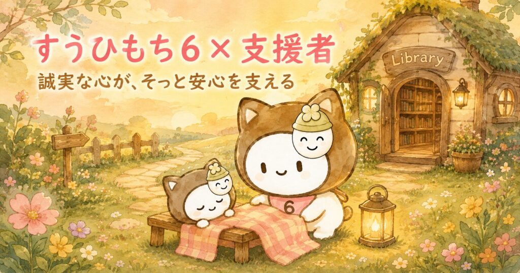 すうひもち6×支援者とは？誠実な心が、そっと安心を支えるタイプ