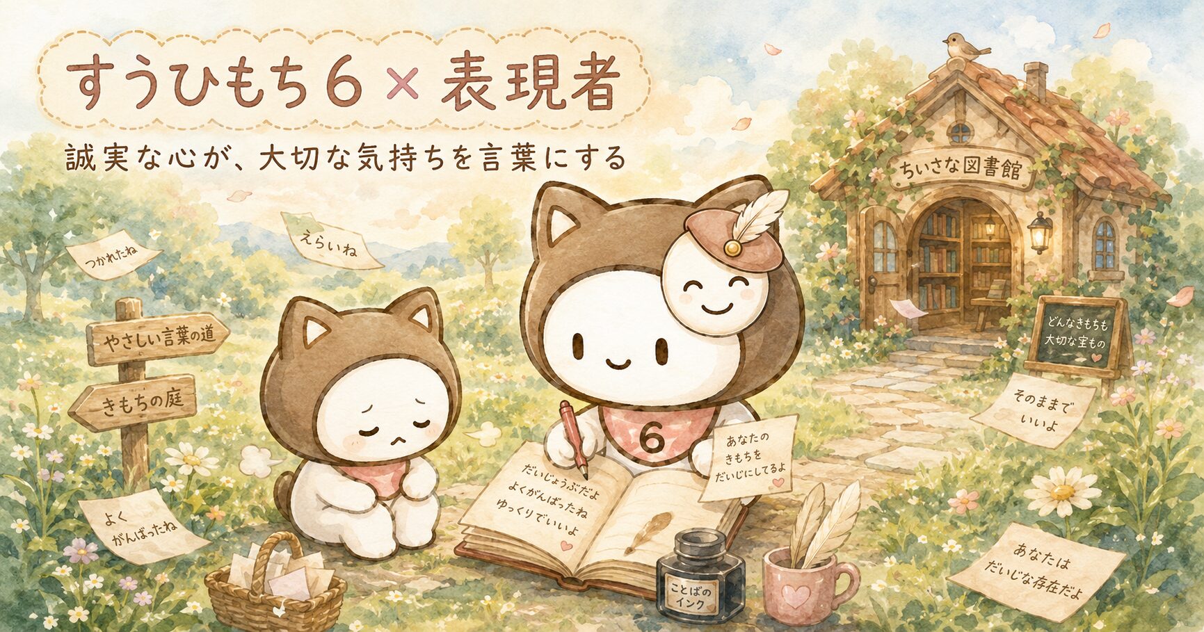 すうひもち6×表現者とは？誠実な心が、大切な気持ちを言葉にするタイプ