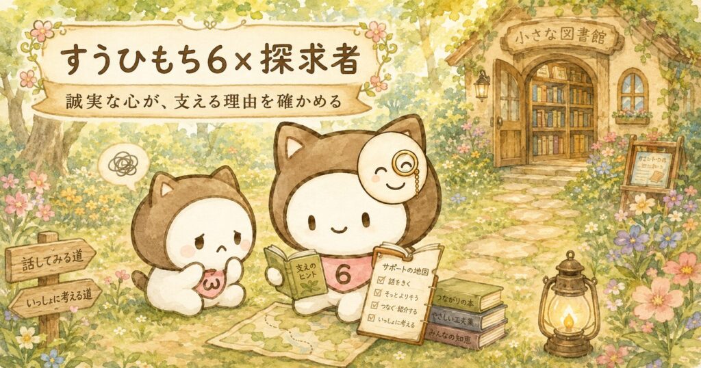 すうひもち6×探求者とは？誠実な心が、支える理由を確かめるタイプ