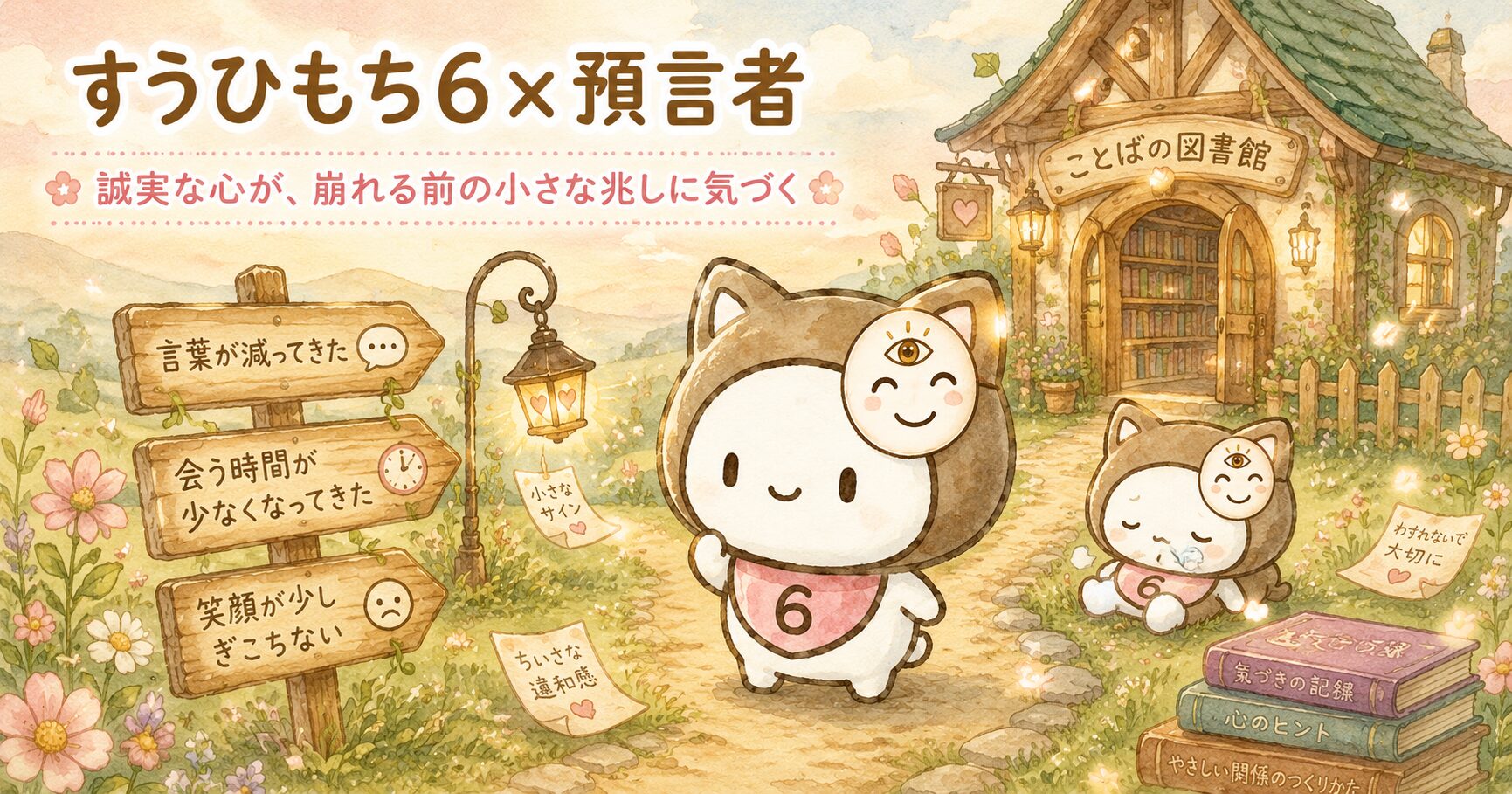 すうひもち6×預言者とは？誠実な心が、崩れる前の小さな兆しに気づくタイプ