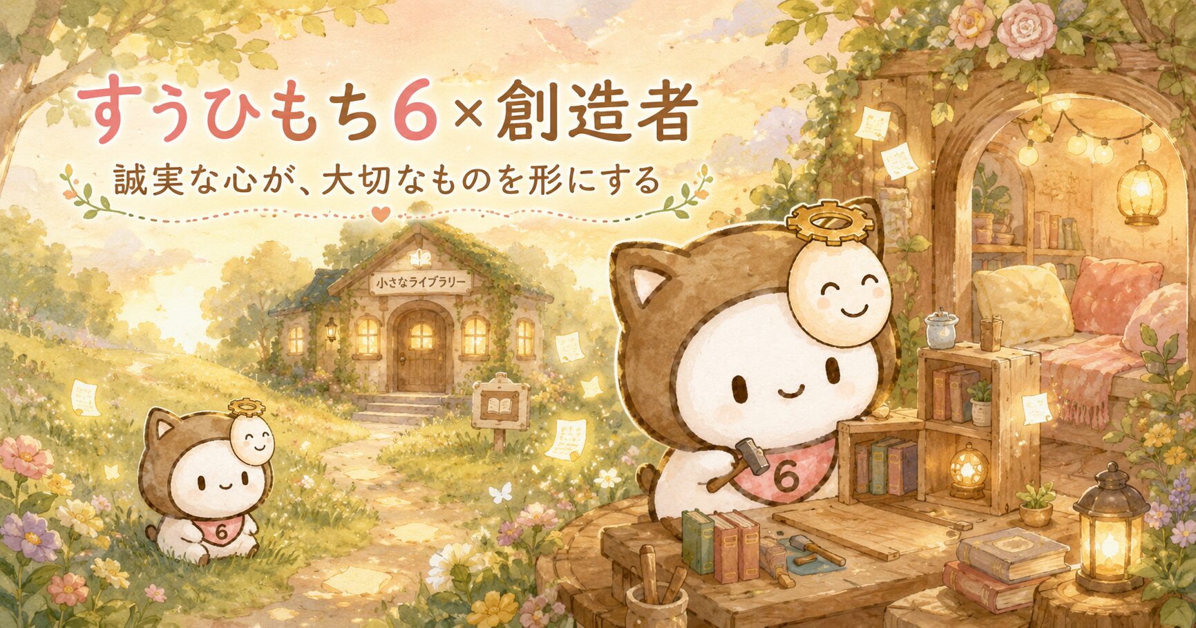すうひもち6×創造者とは？誠実な心が、大切なものを形にするタイプ