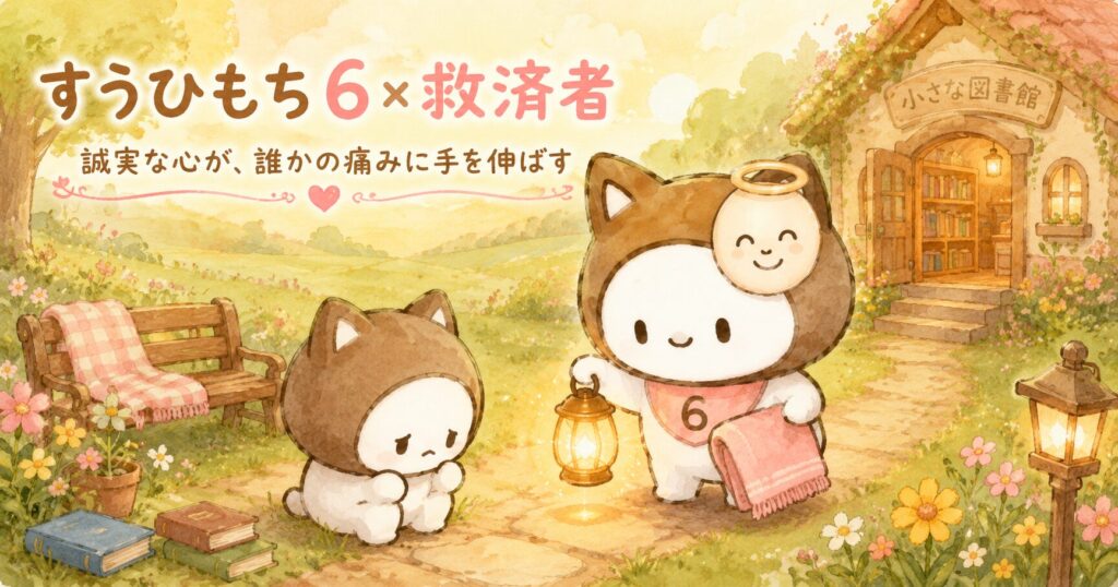 すうひもち6×救済者とは？誠実な心が、誰かの痛みに手を伸ばすタイプ
