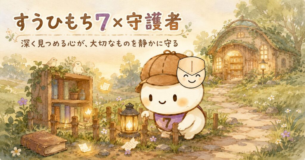 すうひもち7×守護者とは？深く見つめる心が、大切なものを静かに守るタイプ