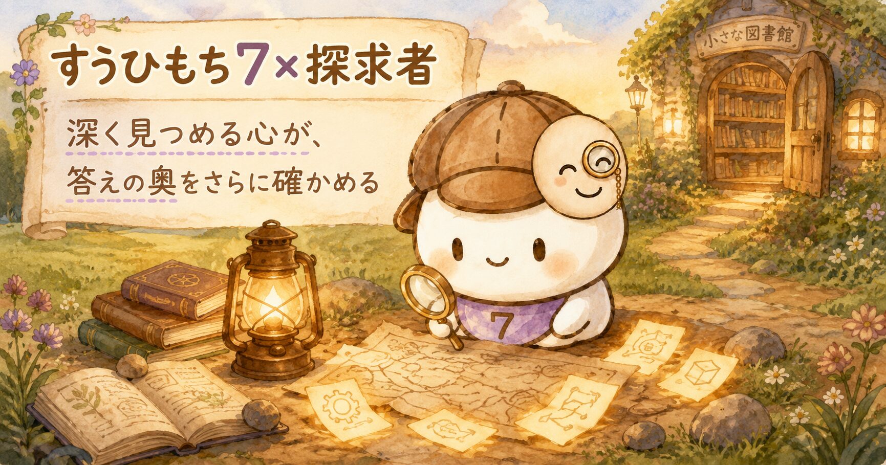 すうひもち7×探求者とは？深く見つめる心が、答えの奥をさらに確かめるタイプ
