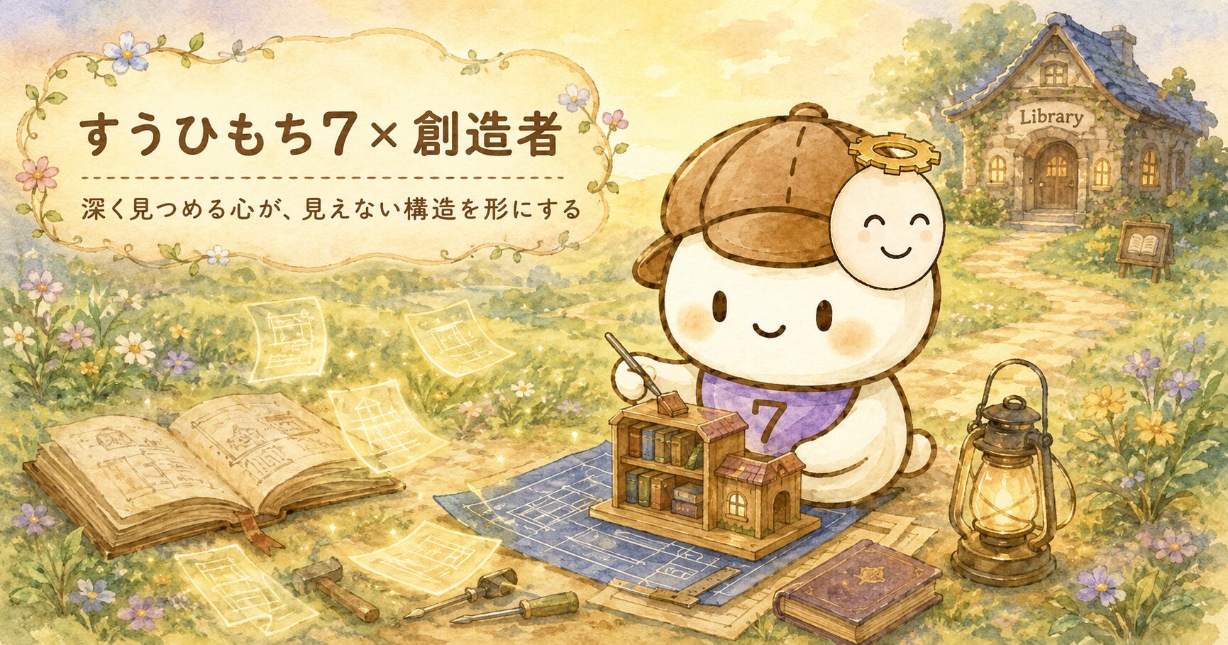 すうひもち7×創造者とは？深く見つめる心が、見えない構造を形にするタイプ