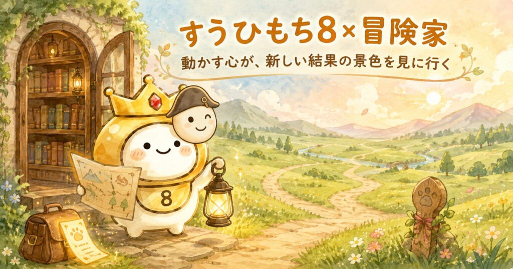 すうひもち8×冒険家とは？動かす心が、新しい結果の景色を見に行くタイプ