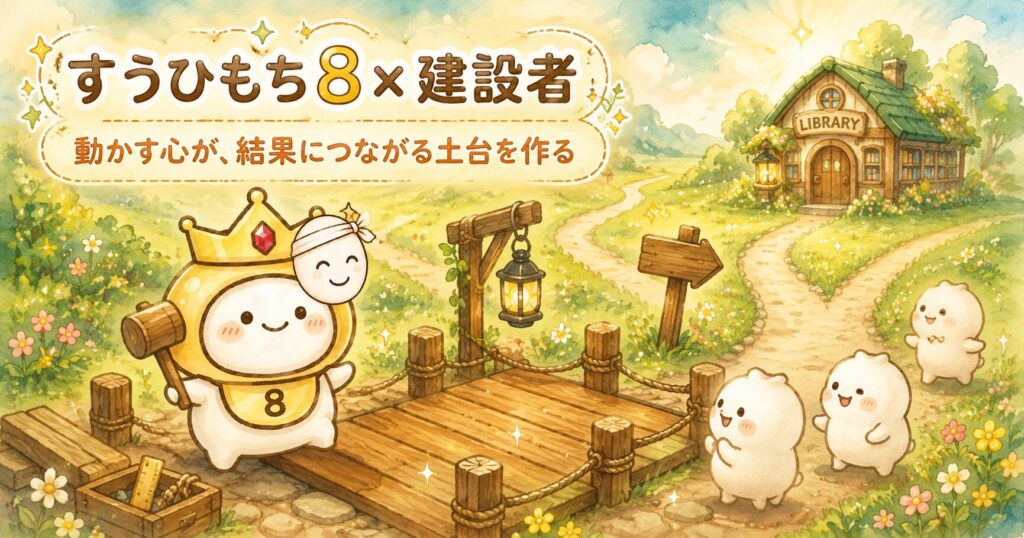 すうひもち8×建設者とは？動かす心が、結果につながる土台を作るタイプ