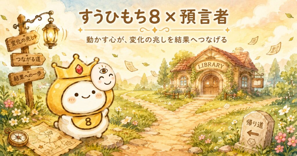 すうひもち8×預言者とは？動かす心が、変化の兆しを結果へつなげるタイプ