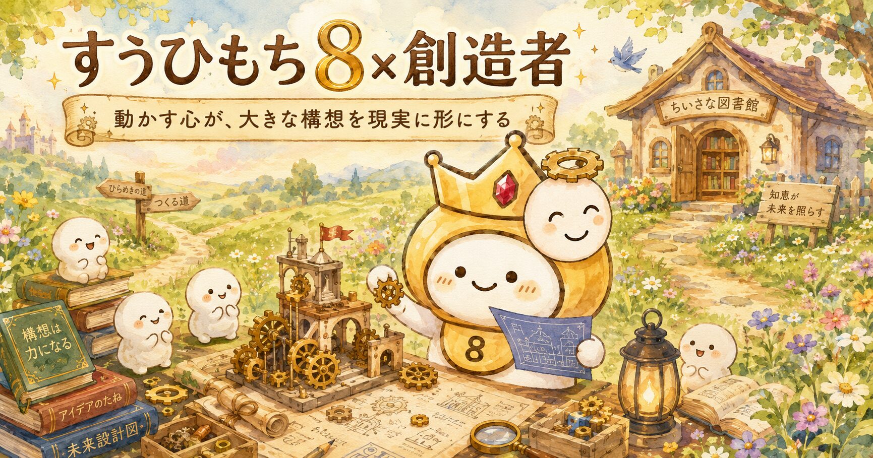 すうひもち8×創造者とは？動かす心が、大きな構想を現実に形にするタイプ