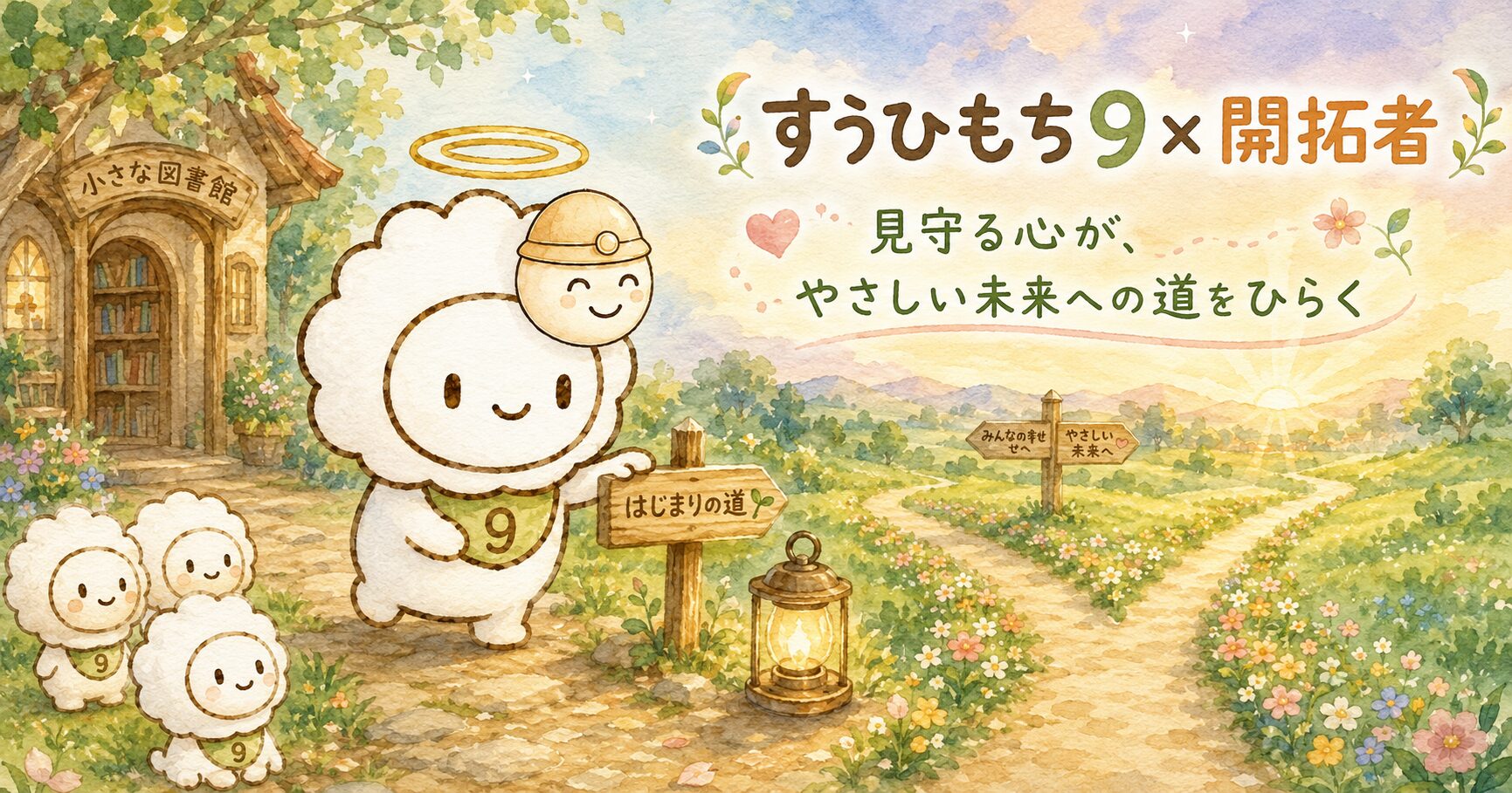 すうひもち9×開拓者とは？見守る心が、やさしい未来への道をひらくタイプ