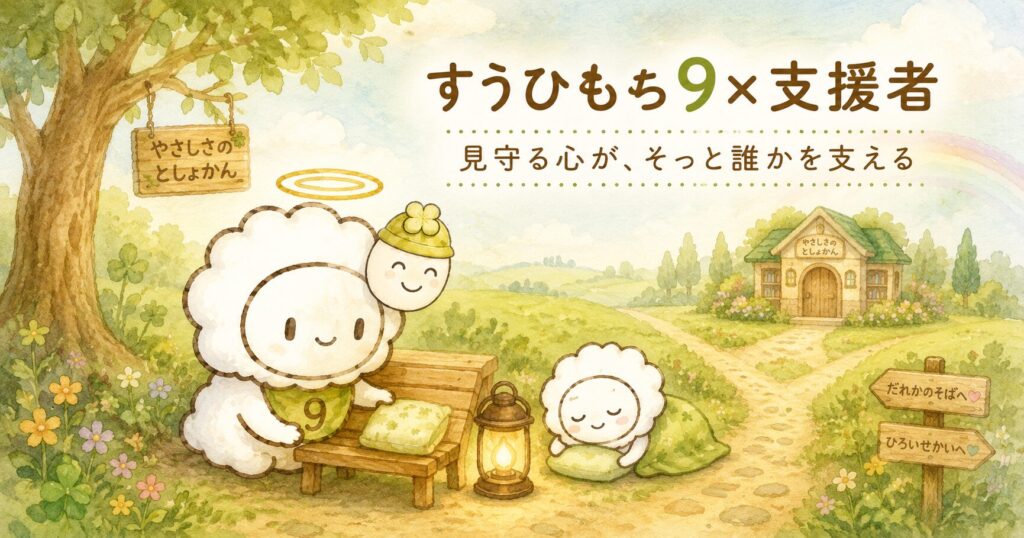 すうひもち9×支援者とは？見守る心が、そっと誰かを支えるタイプ