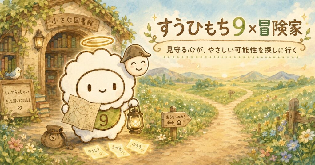 すうひもち9×冒険家とは？見守る心が、やさしい可能性を探しに行くタイプ