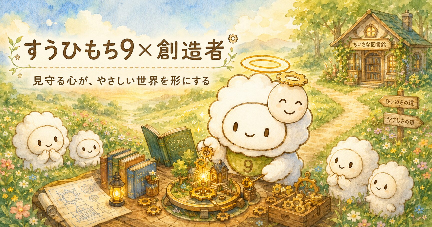 すうひもち9×創造者とは？見守る心が、やさしい世界を形にするタイプ